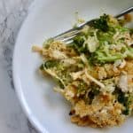 Need low carb dinner ideas? Add this low carb chicken broccoli casserole to your list of healthy dinner recipes!